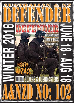 Australian & NZ Defender magazine No 102 Winter 2018.