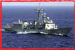 HMAS Darwin during MSO ops North Arabian Gulf 2005