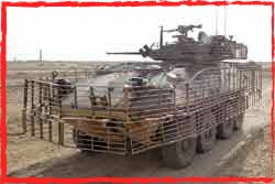 Bar armoured ASLAV-25 As Samawah Iraq 2005