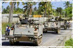 Anzac Battle Group M-113A1s Dili Timor Leste