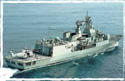 HMAS Toowoomba in the Arabian Sea