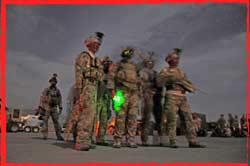 SOTG operators prepare to deploy from the FOB Riply strip at Tarin Kowt.