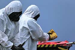 HMAS Newcastle sailors destroy some of the enormous seizure of terrorist funding narcotics in the Middle East.