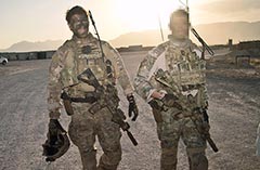 Andrew Hastie in Afghanistan during operations with SOTG XIX