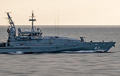 HMAS Pirie RAN Armidale class patrol boat