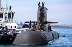 HMAS Farncomb Collins class submarine electrical fire