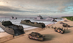 35th Water Transport Squadron, Ross Island Barracks, Landing Craft Medium, Landing Craft Heavy, Project Land 8710, 1st Landing Craft Battalion