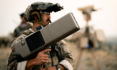 Counter small Unmanned Aerial Systems, electronic warfare, EW, jamming system, quadcopter