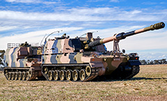 4RAA, 4th Regiment Royal Australian Artillery, AS9 Huntsman Self Propelled Howitizer, AS10 Huntsman Armoured Ammunition Resupply Vehicle, 3rd Armoured Brigade, Lavarack Barracks