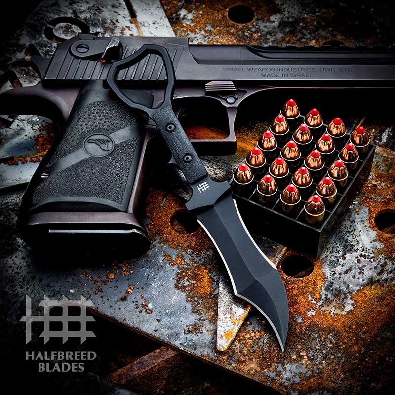 Halfbreed Blade Compact Clearance Knife - Tuhon Raptor